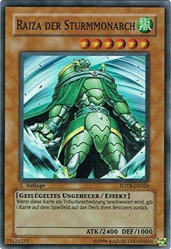 FOTB-DE026 Raiza der Sturmmonarch 1. Auflage von Yu-Gi-Oh!