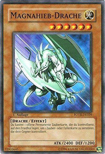 FOTB-DE029 Magnahieb-Drache 1. Auflage von Yu-Gi-Oh!