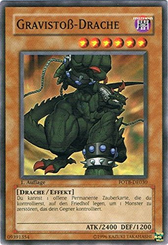 FOTB-DE030 Gravistoß-Drache 1. Auflage von Yu-Gi-Oh!