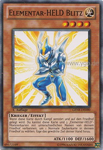 GENF-DE090 Elementar-HELD Blitz von Yu-Gi-Oh!