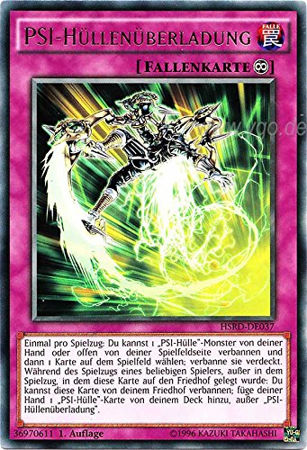 HSRD-DE037 PSI-Hüllenüberladung 1. Auflage im Set mit original Gwindi Kartenschutzhülle von Yu-Gi-Oh!