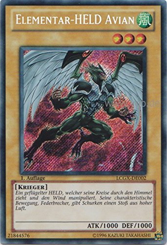 LCGX-DE002 Elementar-HELD Avian von Yu-Gi-Oh!