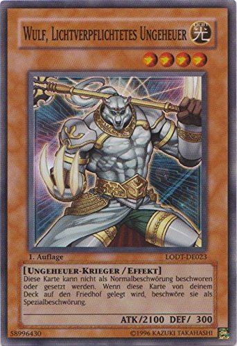 LODT-DE023 Wulf, Lichtverpflichtetes Ungeheuer 1. Auflage von Yu-Gi-Oh!