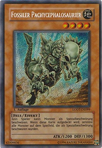 LODT-DE099 Fossiler Pachycephalosaurier 1. Auflage von Yu-Gi-Oh!