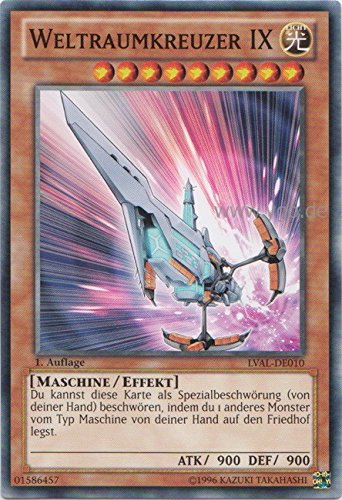 LVAL-DE010 Weltraumkreuzer IX 1. Auflage von Yu-Gi-Oh!