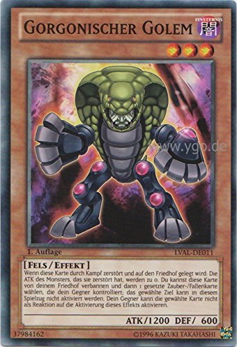 LVAL-DE011 Gorgonischer Golem 1. Auflage LVAL-DE011 Gorgonischer Golem 1. Auflage von Yu-Gi-Oh!