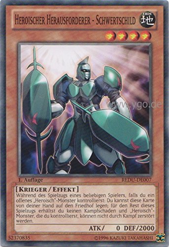 REDU-DE007 Heroischer Herausforderer - Schwertschild von Yu-Gi-Oh!