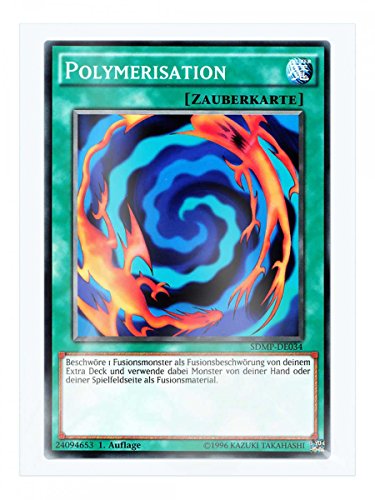 SDMP-DE034 Polymerisation 1. Auflage im Set mit original Gwindi Kartenschutzhülle von Yu-Gi-Oh!