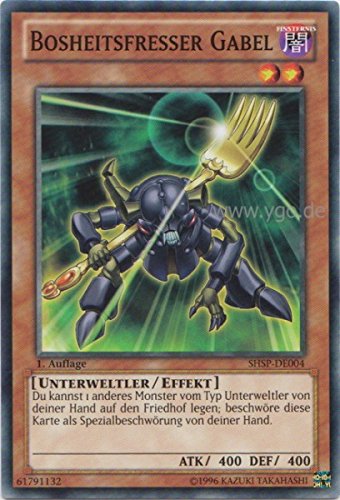 SHSP-DE004 Bosheitsfresser Gabel 1. Auflage von Yu-Gi-Oh!