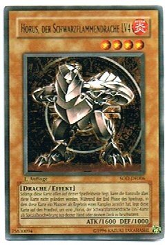 SOD-DE006 Horus der Schwarzflammendrache LV4 1. Auflage von Yu-Gi-Oh!