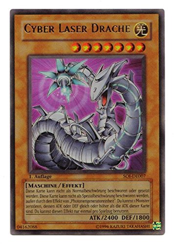 SOI-DE007 Cyber Laser Drache Ultimate Rare 1. Auflage von Yu-Gi-Oh!