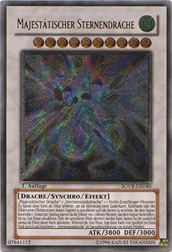 SOVR-DE040 Majestätischer Sternendrache Ultimate Rare von Yu-Gi-Oh!