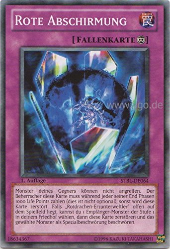 STBL-DE064 Rote Abschirmung von Yu-Gi-Oh!