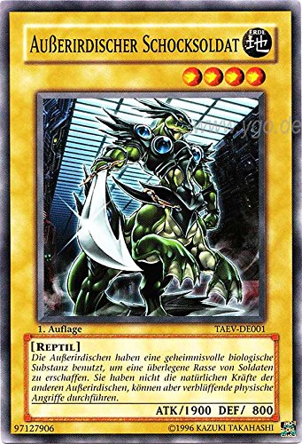 TAEV-DE001 Außerirdischer Schocksoldat 1. Auflage von Yu-Gi-Oh!