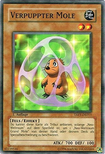 TAEV-DE011 Verpuppter Mole 1. Auflage von Yu-Gi-Oh!