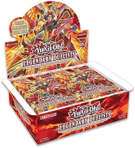 Yu Gi Oh 4012927165027 Legendäre Duellanten: Vulkan brennende Seelen und Axel Brodie Sammelkartenspiel-Legendary Duelists:Soulburning Vulcano (SPANISCHE Sprache) von YU-GI-OH!