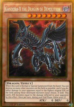 Yu Gi Oh Gandora-X der Drache der Vernichtung - MVP1-DEG49 - Gold Rare von YU-GI-OH!