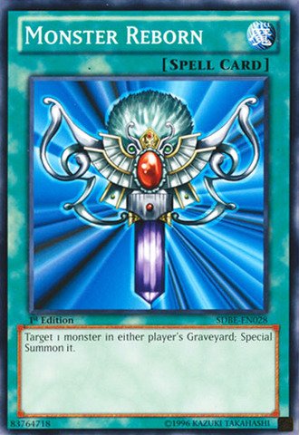 Yu-Gi-Oh! - Monster Reborn (SDBE-EN028) - Structure Deck: Saga of Blue-Eyes White Dragon - Unlimited Edition - Common von Yu Gi Oh