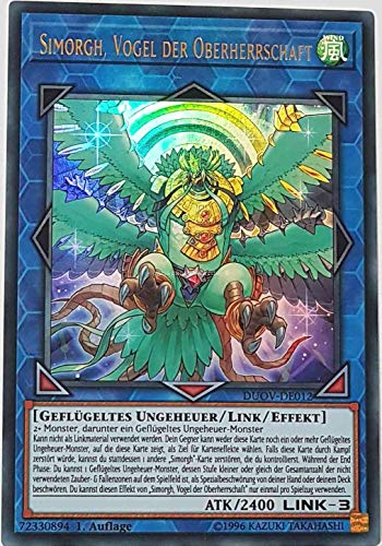 Yu-Gi-Oh Simorgh, Vogel der Oberherrschaft DUOV-DE012 Ultra Rare von YU-GI-OH!