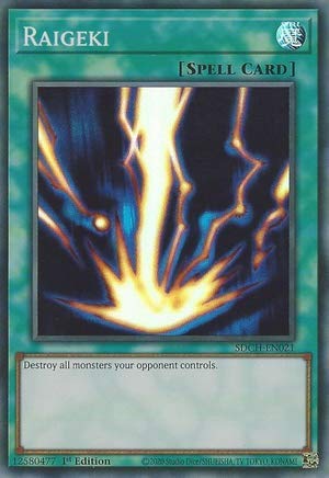 YU-GI-OH! YUGIOH – Raigeki – SDCH-EN021 – Super Rare Rara- 1. Edition 1. Edition von YU-GI-OH!