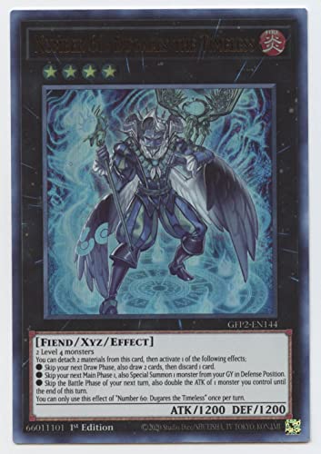 Yu Gi Oh: Nummer 60: Dugares The Timeless - Ultra Rare - 1. Auflage - 1 Karte - Ausgezeichneter Zustand - Fantasy-Thema - 2019 Yu Gi Oh: Nummer 60: Dugares The Timeless - Ultra Rare - 1. Auflage - 1 Karte - Ausgezeichneter Zustand - Fantasy-Thema - 2019 von Yu-Gi-Oh!