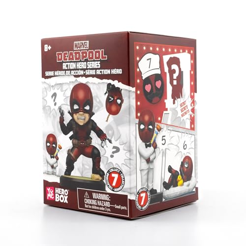 YuMe Deadpool HeroBox Action-Serie – mit mehreren Sammlerstücken in lustigen Action-Posen für Kinder und Erwachsene ab 8 Jahren von YuMe