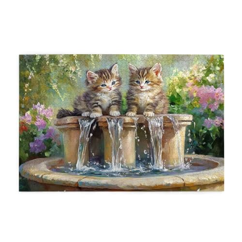 Puzzle 3000 Teile, Puzzle Erwachsene, Holzpuzzle Katze Impossible Jigsaw, Clevere Rätsel, HD Farbe Jigsaw mit Geschenkbox Verpackung for Room Decor, Geschenke für Frauen Anlage 122x81cm p-1280 Puzzle 3000 Teile, Puzzle Erwachsene, Holzpuzzle Katze Impossible Jigsaw, Clevere Rätsel, HD Farbe Jigsaw mit Geschenkbox Verpackung for Room Decor, Geschenke für Frauen Anlage 122x81cm p-1280 von Yuammgxi