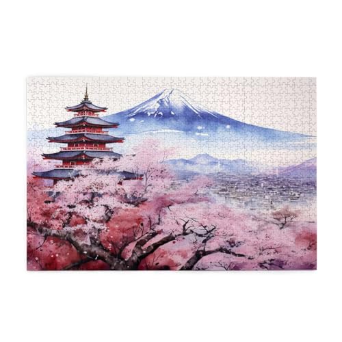 Puzzle 500 Teile, Puzzle Erwachsene, Holzpuzzle Japan Impossible Jigsaw, Clevere Rätsel, HD Farbe Jigsaw mit Geschenkbox Verpackung for Room Decor, Geschenke für Frauen Kirschblüten 52x38cm p-1560 Puzzle 500 Teile, Puzzle Erwachsene, Holzpuzzle Japan Impossible Jigsaw, Clevere Rätsel, HD Farbe Jigsaw mit Geschenkbox Verpackung for Room Decor, Geschenke für Frauen Kirschblüten 52x38cm p-1560 von Yuammgxi