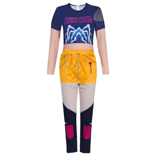 YuanDiann Huntrix Kinder Cosplay Kostüm Einteiler – Rollenspiel Outfit mit Masken Fancy Dress Up für Halloween, Karneval, Anime Party, Mädchen Jungen Anzug Set3# + Maske 160 YuanDiann Huntrix Kinder Cosplay Kostüm Einteiler – Rollenspiel Outfit mit Masken Fancy Dress Up für Halloween, Karneval, Anime Party, Mädchen Jungen Anzug Set3# + Maske 160 von YuanDiann