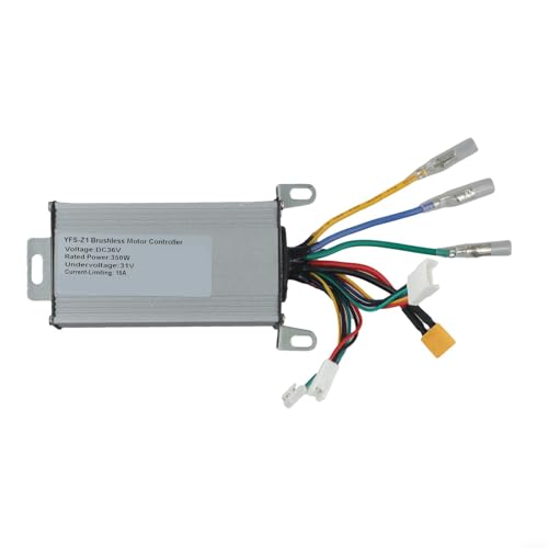 Elektromotor-Controller, 36 V, 350 W, 15 A, Controller, elektrischer bürstenloser Motor, Hochleistungs-Controller, einfacher Ersatz für EScooter von Yuanpgky