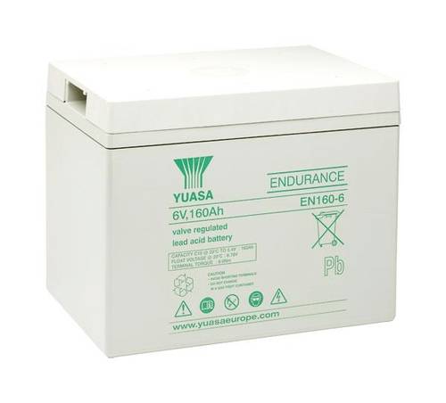 Yuasa EN160-6FR Bleiakku 6V 160Ah Blei-Vlies (AGM) (B x H x T) 305 x 240 x 210mm Geringe Selbstentla von Yuasa