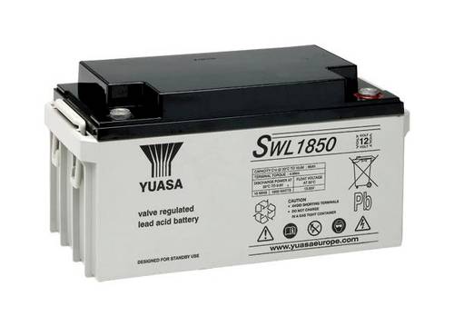 Yuasa SWL1850 Bleiakku 12V 74Ah Blei-Vlies (AGM) (B x H x T) 350 x 174 x 166mm Geringe Selbstentladu von Yuasa