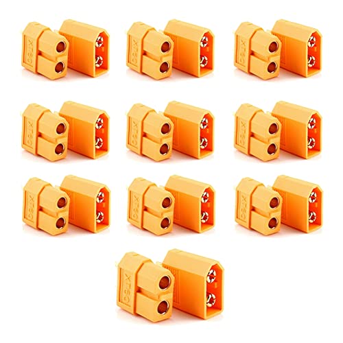 Yuattory 10 Paar XT60 XT-60 Stecker Buchse Stecker T-Stecker für RC-Batterie Rc Drone Flugzeug AutozubehöR von Yuattory