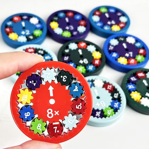 Mathe Fidget Spinner: Spaßige Lernspielzeuge für Kinder mit mathematischen Fakten (9 Multiplikations- und Teilungsmethoden) von YueJieSelected