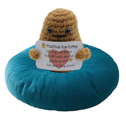 Positive Potato,Positive Geschenke,Positive Kartoffel Glücksbringer,Frauen Umarmung Glückskartoffel,Freundin Gute Besserung Geschenke für Abschiedsgeschenk Kollegen,Pocket Hug Einschulung Kuscheltier von YueJieSelected