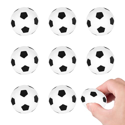 8-Stück Mini Fussball,Stressball,SchaumStoffball,Softball Fußball,Kleiner Ball Klein,Kleiner Fussball Klein,Softbälle,Flummi Mini Football Kinder,Fussbälle Kleine Bälle Spielzeug,SchaumStoffbälle von YueJieSelected