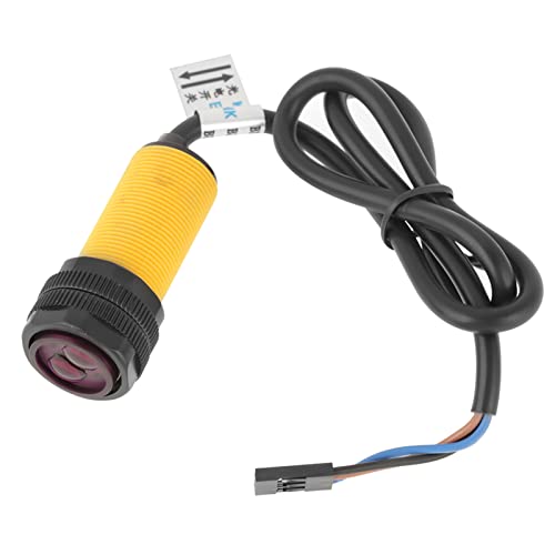 Yuecoom E18-D80NK Infrarotsensor, Einstellbarer Infrarot-Hindernisvermeidungserkennungssensorschalter, tragbarer Infrarotsensor zum Zählen von Geräten, Waren, Roboter, von Yuecoom