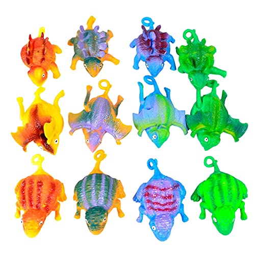 Kinder Fisch Aufblasbare Luftballons, Lustige Blasende Aufblasbare Tiere Dinosaurier Ballons Ball Neuheit Spielzeug Für Kinder Jungen Mädchen (Multicolor-02, 3PCS) von Yuemei