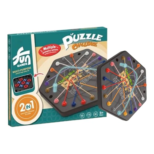 Yuemeuy Brain Knots Geduldspiel | Herausforderungsspielzeug Geschicklichkeitsspiele | Pädagogisches Lernspielzeug Strategisches Spiel Für Klassenraum Party Camping Yuemeuy Brain Knots Geduldspiel | Herausforderungsspielzeug Geschicklichkeitsspiele | Pädagogisches Lernspielzeug Strategisches Spiel Für Klassenraum Party Camping von Yuemeuy