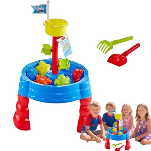 Yuemeuy Kindersandtisch | Wasser-Spielstation,Lernspielzeug Aktivitätsspielzeug Draußen Für Kinder Mädchen Zum Spielen Garten Terrasse Rasen Yuemeuy Kindersandtisch | Wasser-Spielstation,Lernspielzeug Aktivitätsspielzeug Draußen Für Kinder Mädchen Zum Spielen Garten Terrasse Rasen von Yuemeuy