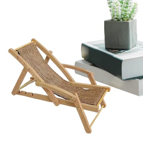 Yuemeuy Strandliege Mini | Holz Miniatur Lounge Sessel - Puppenhaus Deko Möbel Kinder Jugendliche Deko Bücherregal Schreibtisch Yuemeuy Strandliege Mini | Holz Miniatur Lounge Sessel - Puppenhaus Deko Möbel Kinder Jugendliche Deko Bücherregal Schreibtisch von Yuemeuy