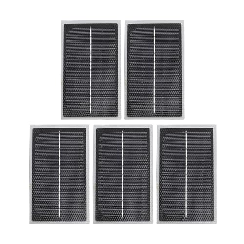 5 Stück kleines Solarpanel, kleines Solarpanel-Set, kleines Solarpanel, DIY-Solarpanel-Set, Solarpanel 4 W von Yuezhongoo