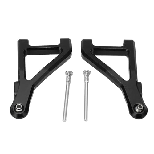 Yuezhongoo 1 par RC Piezas de actualización del brazo de aluminio de aluminio delantero de 1 par para 1/10 UD1002 UD1002SE Desert Off Road Camión Corto (Negro) von Yuezhongoo