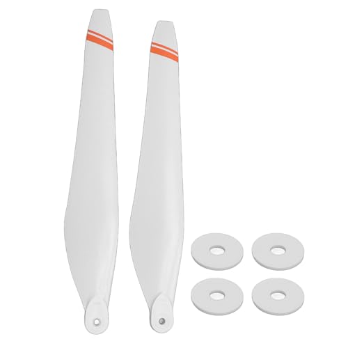 Yuezhongoo 2PCS Landwirtschaft Drone Propeller Kunststoff 3411 Faltbare Propeller Klingen Ersatzteil Ersatz für X9 Motor Weiß (CW) von Yuezhongoo