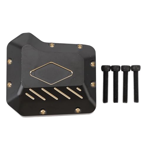 Yuezhongoo Brass Diff Cover with Screws Axle Bridge Differential Cover Replacement for RC Crawler Car Electrophoretic Black von Yuezhongoo