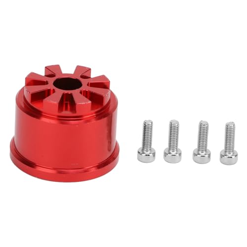 Yuezhongoo Professioneller Ersatz-Differenzialträger aus Aluminium mit fein poliertem Differentialträgergehäuse für Summit 1/10 RC-Cars (Red) von Yuezhongoo