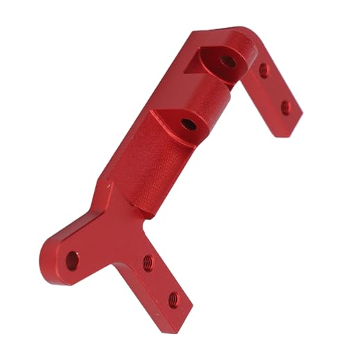 Yuezhongoo RC-Achsen-Servohalterung, viergliedrige Servo-Halterung aus Aluminiumlegierung und Metall für 1/10 ferngesteuerte Crawler (Red) von Yuezhongoo