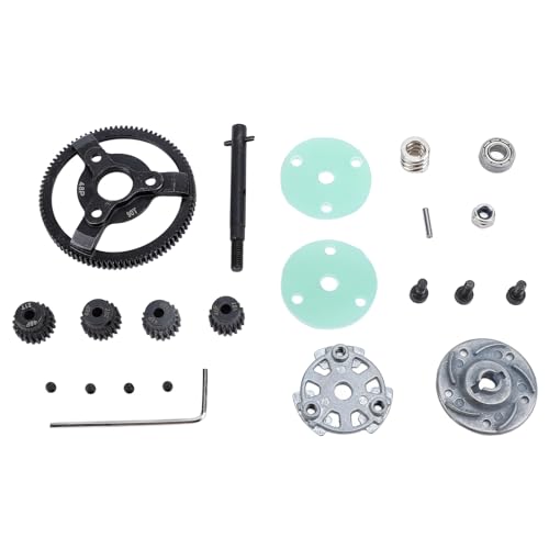 Yuezhongoo RC Car Gear Set Professional Spur Gear Upgrade Set 90T Large Gear with 18T 19T 20T 21T Motor Pinion Kit for Slash 2WD 1/10 RC Car von Yuezhongoo