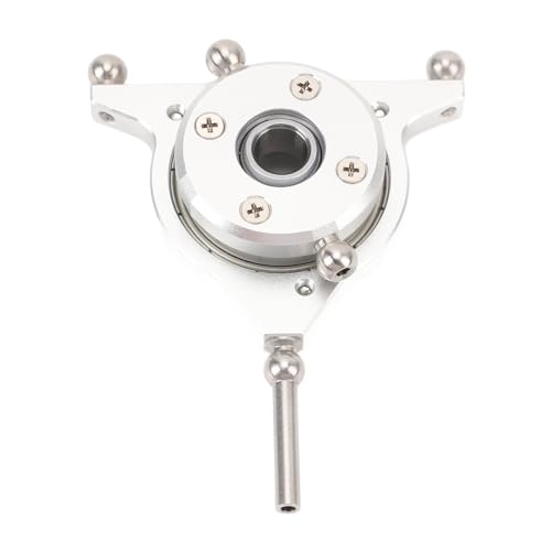 Yuezhongoo RC Helicopter Swashplate High Strength Aluminum Alloy Stainless Steel Cross Plate for FlyWing Bell206 von Yuezhongoo