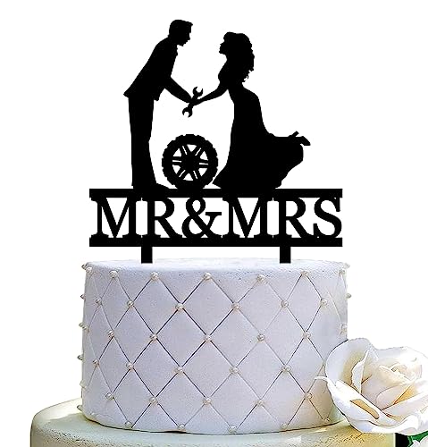 Auto Mechaniker Hochzeitstorte Topper Auto Reparaturmann Paar Kuchen Topper Schraubenschlüssel Werkzeuge Mr&Mrs Hochzeitstorte Topper Auto Mechaniker Hochzeitstorte Topper Auto Reparaturmann Paar Kuchen Topper Schraubenschlüssel Werkzeuge Mr&Mrs Hochzeitstorte Topper von Yuezoloz